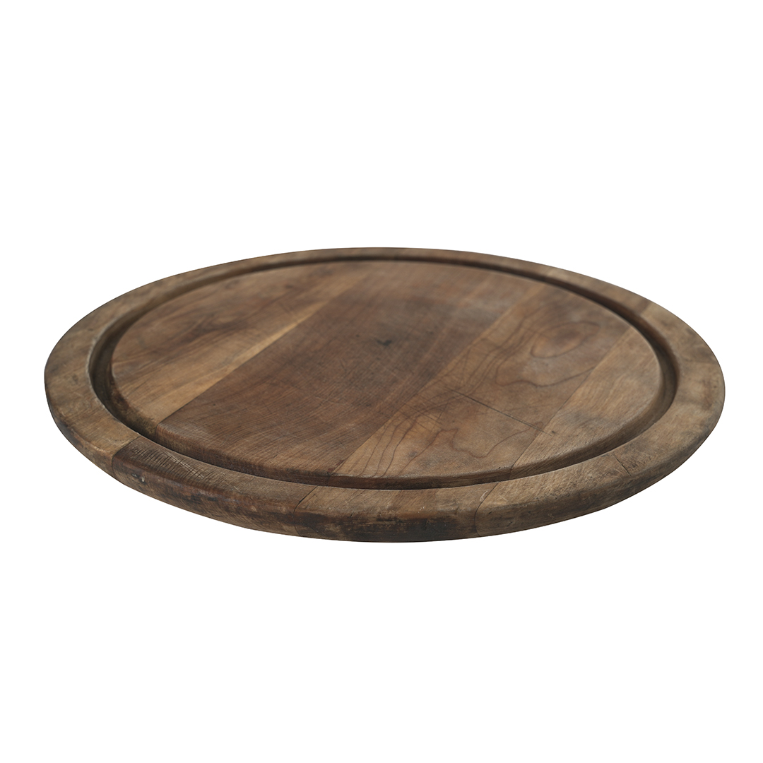 Tabla Queso Madera Redonda