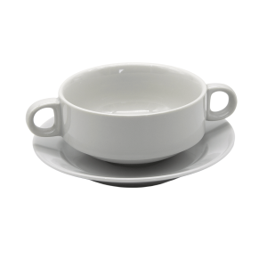 Taza Consome Con Plato